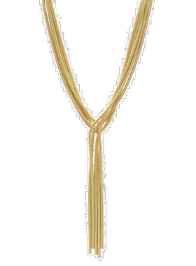 自营 adornia多股纹理链条项链金 - 黄色 美国奥莱直发