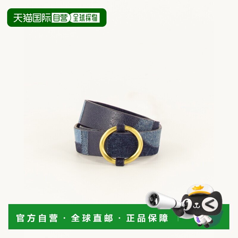自营欧洲直邮Sessun思溯 Anota女士蓝色/多色皮革腰带皮带