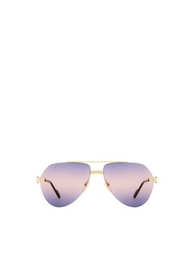 CARTIER 男士太阳镜 CT0427S008 SS2024 粉红色 CT0427S