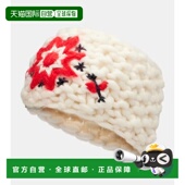 香港直邮潮奢 Moncler 盟可睐 1h可退 女士 刺绣羊毛混纺头带