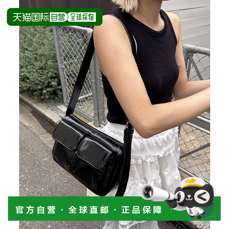 1h可退 日本直邮Lattice男女同款双口袋百搭肩包 BA25S6SHA00110