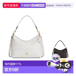 香港直邮Coach蔻驰 女包 女士大号手提单肩斜挎包流浪包CV975IMXU