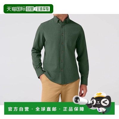 自营 mizzen + main云杉麻城市法兰绒衬衫 美国奥莱直发