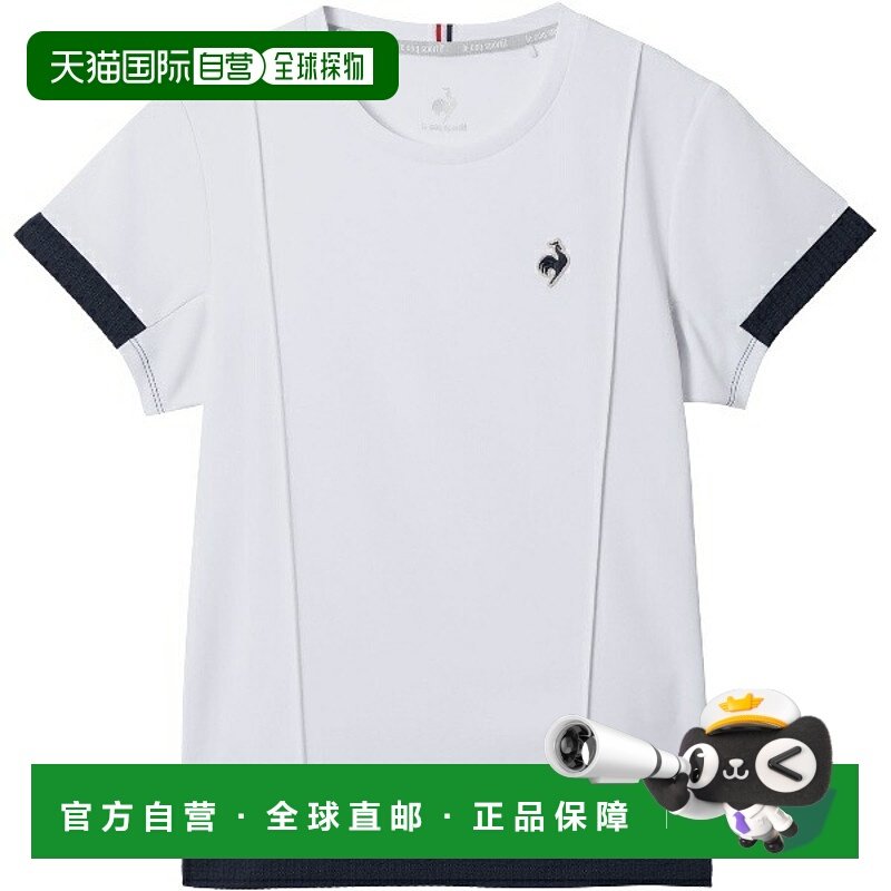 日本直邮Le coq sportif 女士短袖网球衫 (LN5FHT21L-WH00)