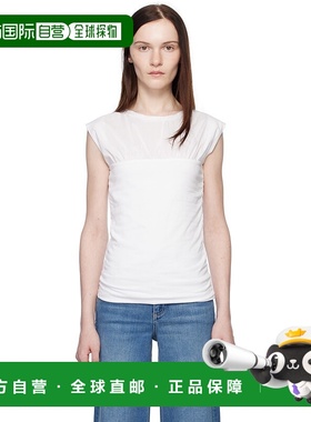 1h可退 香港直邮潮奢 rag bone 瑞格布恩 女士 白色 Mica Banded