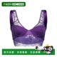 香港直邮潮奢 文胸 versace 1h可退 范思哲 女士 purple紫色 舒适