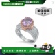 Suzy 紫色 Levian 4.9 自营 紫色紫水晶戒指 双色纯银 cttw 美