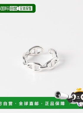 1h可退 日本直邮XOLO 男士 宽松C型锚链戒指 银925材质 CU2611012
