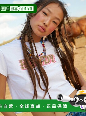 韩国直邮AS IF CALIE HOWDY TSHIRT WHITE女装T恤CA23CST034WT