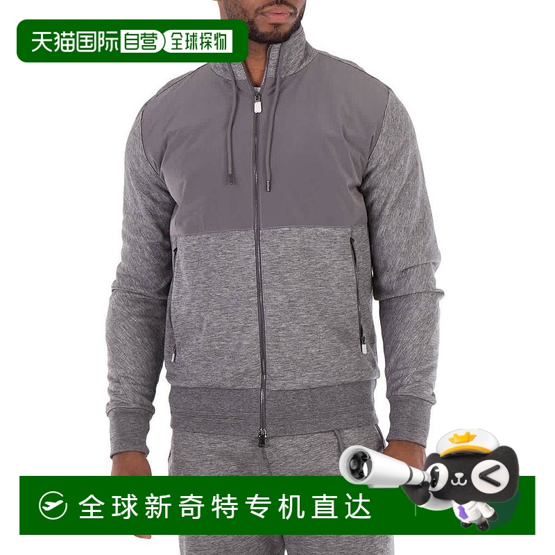 1h可退 【美国直邮】hugo boss 男士 帽衫运动夹克衫卫衣