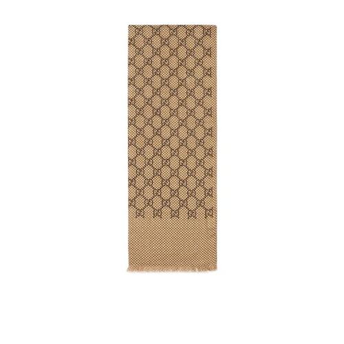 Gucci GG羊毛围巾 7725293GAMZ