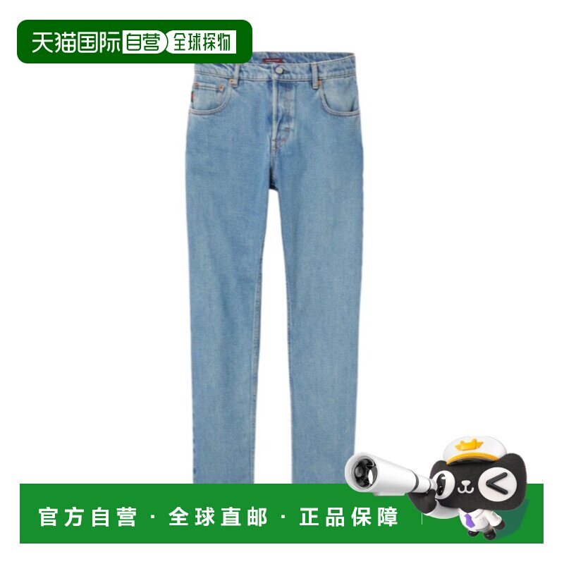 香港直邮Gucci 织带牛仔裤 男款 2026早春款