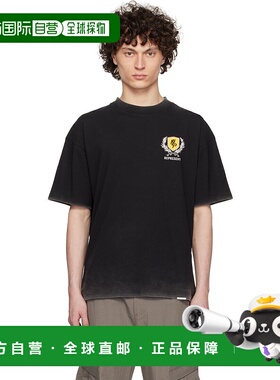 香港直邮Represent 男士 黑色 Crest T 恤 MLM41069