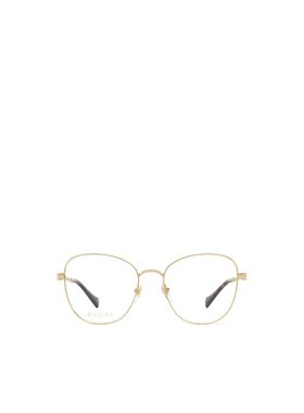 GUCCI 女士眼镜 GG1418O001 AW2023 白色 几何平光镜