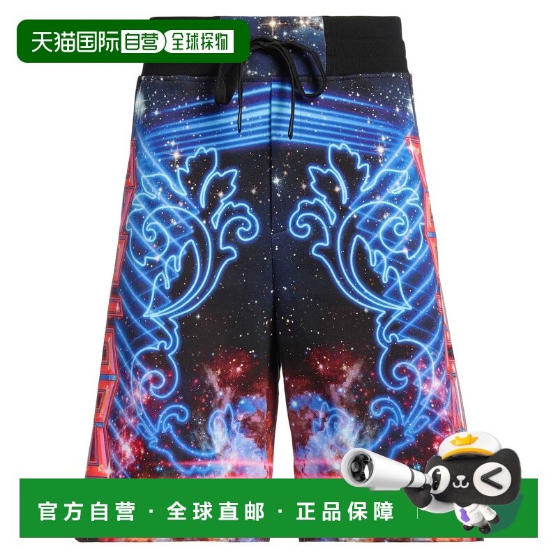 香港直邮潮奢 versace 范思哲 男士 运动裤 black黑色 舒适时尚