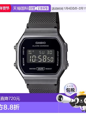 香港直邮卡西欧/CASIO A168WEMB-1B 復古系列手表