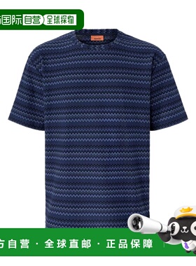 1h可退 香港直邮MISSONI 米索尼 男士 T恤 US25WL02BR013KSM9S6BL