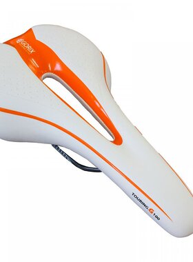 日本直邮Gorix自行车低反弹鞍座灰橙色加厚软款柔软舒适