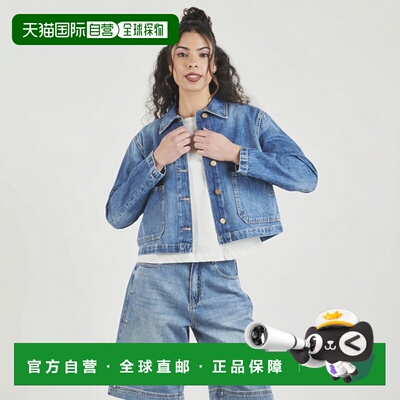 欧洲直邮Le Temps des Cerises衣服女牛仔外套蓝色AKSEL