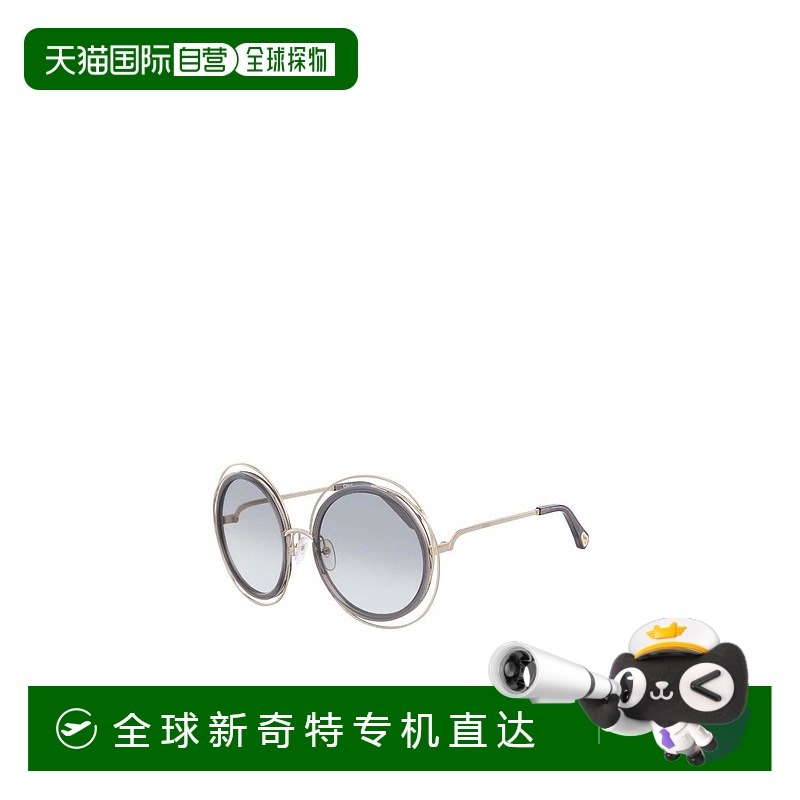 1h可退 香港直邮CHLOÉ 女士眼镜 CE120SD731 AW2024 灰色 圆框太