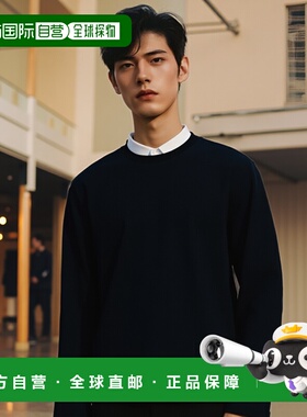 香港直邮THOM BROWNE 男士T恤 MJS289A00042415 AW2025 蓝色