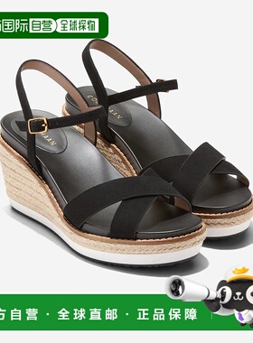 日本直邮COLE HAAN 云菲尔德银色女式厚底凉鞋 CO1659BW011716 银