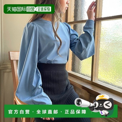 日本直邮JUNOAH 泡泡袖宽松长袖衬衫 JU5602EW02107