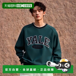 ARCH TONE COLOR BLOCK GREEN男针织YD0 韩国直邮YALE CREWNECK