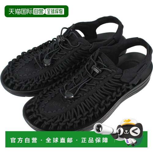 日本直邮KEEN 运动鞋凉鞋独特 Uneek 黑色/黑色 1014097
