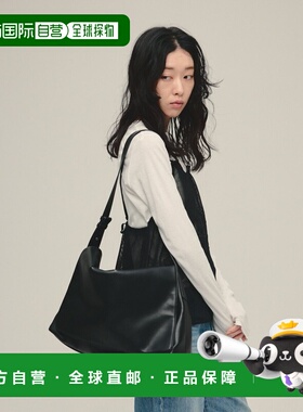 1h可退 日本直邮eL 女士 翻盖单肩包 黑色/仿麂皮棕两色可选 6474