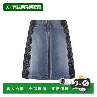 香港直邮Moschino WGF0601T257A 拉链细节牛仔半身裙