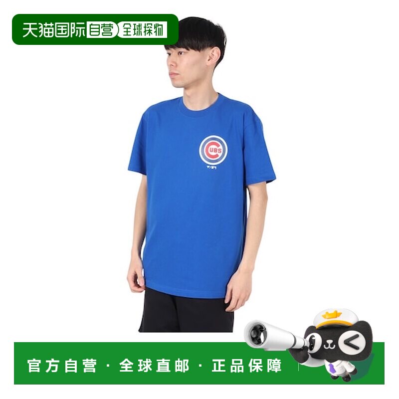 日本直邮MLB 半袖T恤 [435353388] 蓝色短袖运动上衣图片