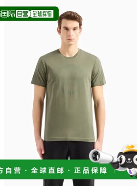 香港直邮EA7 Emporio Armani 徽标圆领T恤 3DPT39PJTJZ短袖男装