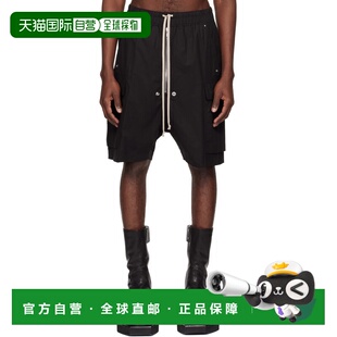 1h可退 香港直邮潮奢 rick owens 瑞克 欧文斯 男士 黑色 Temple