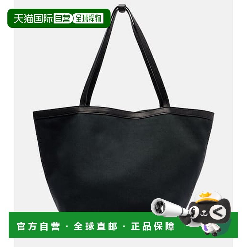 1h可退 香港直邮The Row 女士 Park Three 缝线帆布手提包托特包