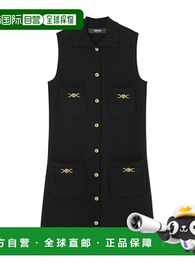 香港直邮Versace 直筒针织迷你连衣裙 10157591A112871B000范思哲