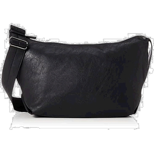 【日本直邮】Lineare 单肩包 LG-F3042Z 黑色 通勤 上学 购物皮革