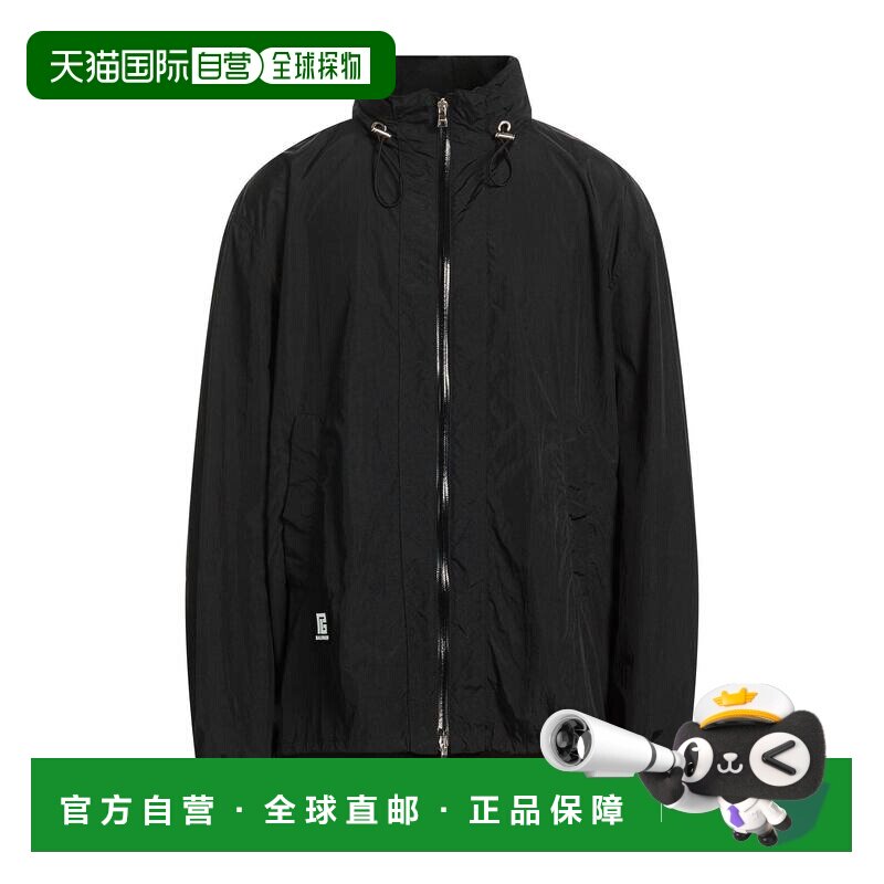 香港直邮Balmain 巴尔曼 男士 大衣 black黑色 舒适时尚