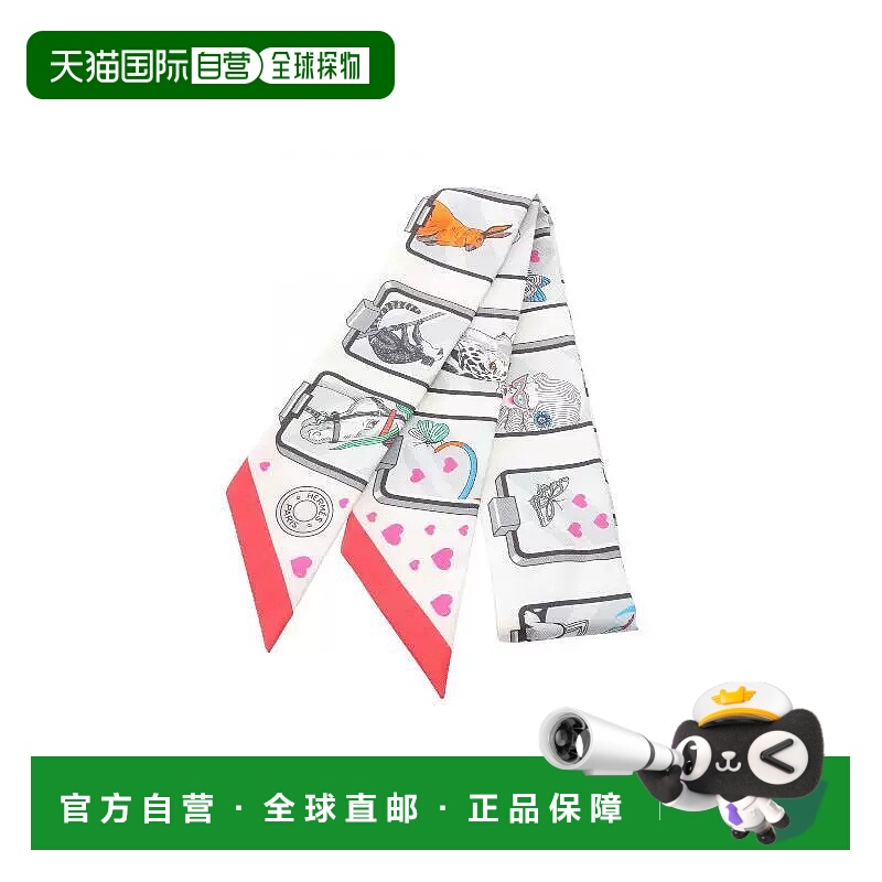 1h可退 日本直邮中古Hermes爱马仕女S级99新Twilly小丝巾丝绸围巾
