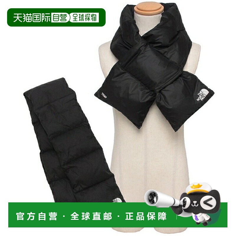 日本直邮The North Face 羽绒围巾黑色男女通用 NF0A8A39 KX7