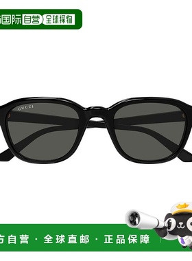 1h可退 香港直邮潮奢 Gucci 古驰 男士 Eyewear 方格太陽眼鏡 GG1