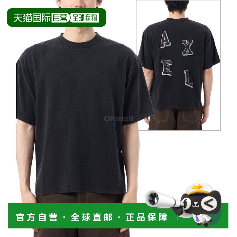 韩国直邮AXEL ARIGATO Typo 夏季 T 恤 (A2846001 黑色)