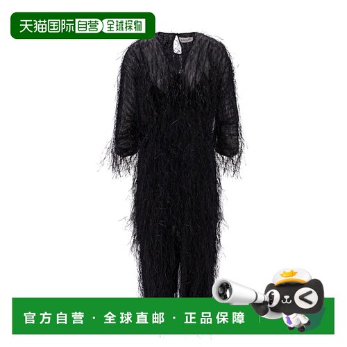 香港直邮LANVIN 女士半身裙 RWDR011257671010 AW2023 黑色 Visco