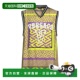 green绿色 1h可退 舒适时 男士 背心上衣 香港直邮versace 范思哲