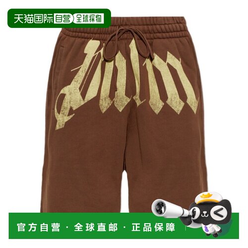 香港直邮PALM ANGELS 男士短裤 PAMCV002FL0036050 AW2026休闲裤