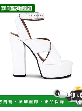 1h可退 香港直邮Alaia 女士 防水台凉鞋 AA3S070CK215 white白色