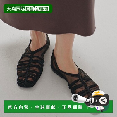 日本直邮TODAYFUL 2024春夏 Todayful 透明聚拢平底鞋 透明聚拢平