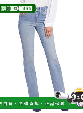 自营NYDJ Petite Marilyn Thistle Falls Straight Leg Jean - bl