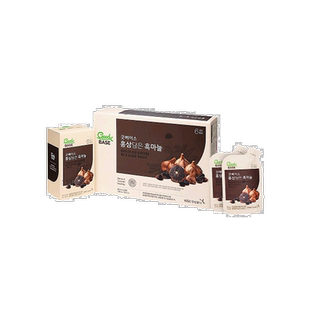 自营｜正官庄韩版6年根高丽红参黑蒜浓缩液50ml*30袋滋补品口服液