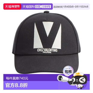 香港直邮VALENTINO 男士帽子 8Y2HDA41WGJ0NA SS2026 黑色 BASEBA